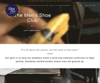 Mensshoe.club(The Men's Shoe Club) Screenshot