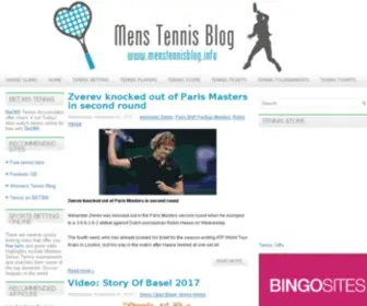 Menstennisblog.info(Men Tennis Blog) Screenshot