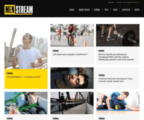 Menstream.pl(Magazyn dla Mężczyzn) Screenshot