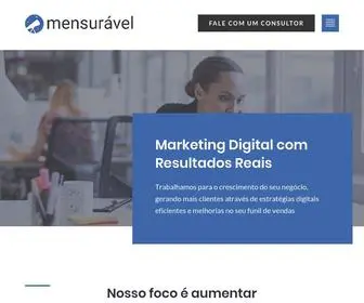 Mensuravel.com.br(Mensurável) Screenshot