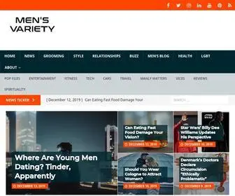 Mensvariety.com(Men's Variety) Screenshot