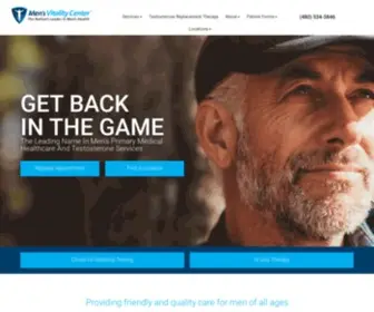 Mensvitalitycenter.com(Mens Health Clinics) Screenshot