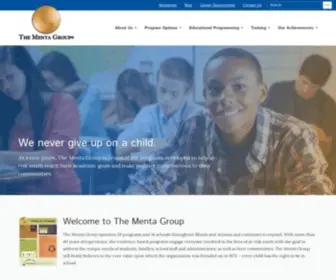 Menta.com(The Menta Group) Screenshot