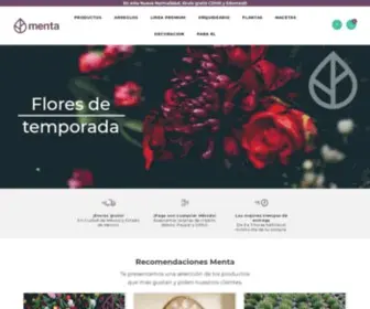 Mentaflores.com(Menta Flores) Screenshot