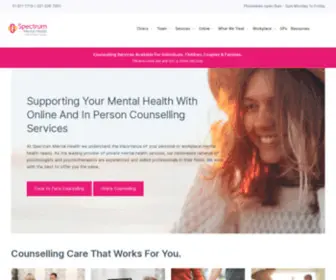 Mentalhealth.ie(Spectrum Mental Health) Screenshot