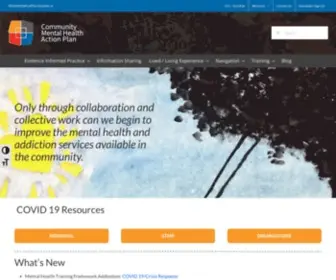 Mentalhealthactionplan.ca(Community Mental Health Action Plan) Screenshot