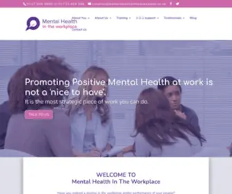 Mentalhealthintheworkplace.co.uk(Mental Health In The Workplace) Screenshot