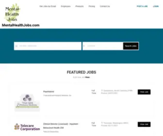 MentalhealthJobs.com(Mental Health JOBS) Screenshot