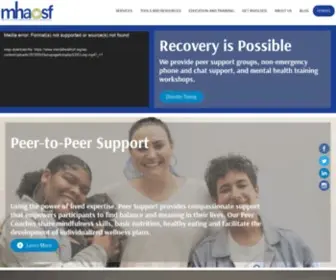 Mentalhealthsf.org(Mental Health Association San Francisco) Screenshot