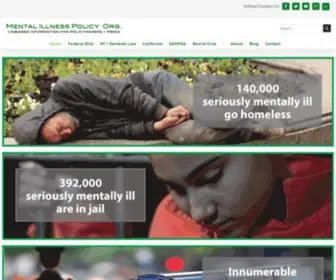 Mentalillnesspolicy.org(Unbiased info on serious mental illness) Screenshot