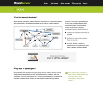 Mentalmodeler.com(Mental Modeler) Screenshot