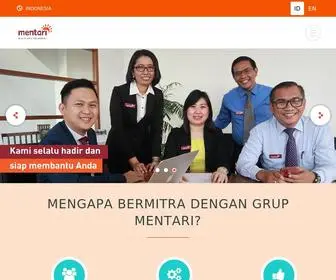 Mentarigroups.com(Mentari Groups Indonesia) Screenshot