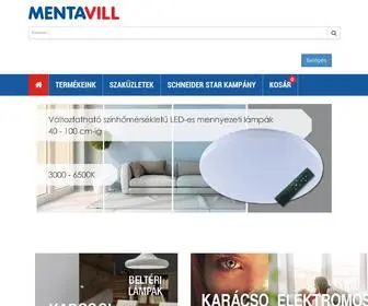 Mentavill.hu(Épületvillamossági webáruház) Screenshot