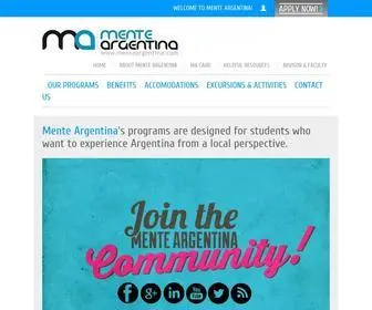 Menteargentina.com(Mente Argentina) Screenshot