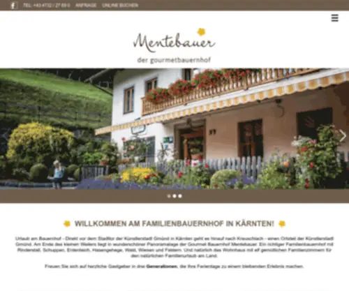 Mentebauer.at(Österreich) Screenshot