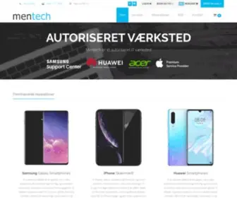 Mentech.dk(Mentech A/S) Screenshot
