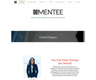 MenteeGlobal.org(MENTEE) Screenshot