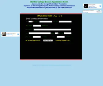 Menteemedicalinstitute.org(Mentee Career and Training) Screenshot