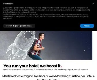 Mentefredda.it(Soluzioni di internet Marketing per il turismo) Screenshot