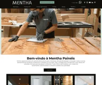 Mentha.com.br(Biombos, Brises, Painéis, Portas) Screenshot