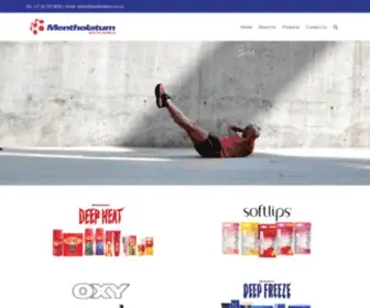 Mentholatum.co.za(Mentholatum south africa products promote health & wellness. mentholatum south africa) Screenshot