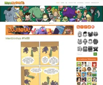 Mentirinhas.com.br(Histórias em Quadrinhos e Tirinhas do Fábio Coala) Screenshot