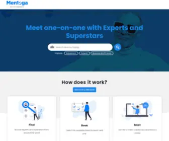 Mentoga.com(The Leading Platform for Guru) Screenshot