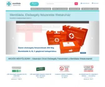 Mentolada-Webaruhaz.hu(Mentőláda) Screenshot