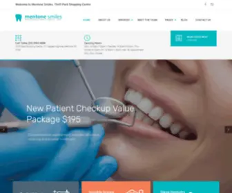 Mentonesmiles.com.au(Best Dentist Mentone) Screenshot