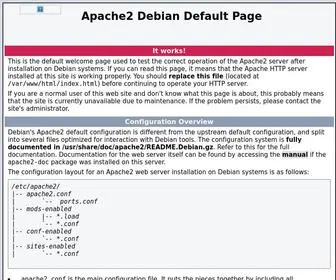 Mentorama.co(Apache2 Debian Default Page) Screenshot