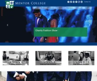 Mentorcollege.edu(Mentor College) Screenshot