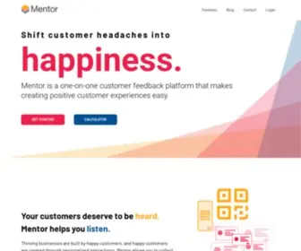 Mentorhq.com(Customer Retention Software & Strategy) Screenshot