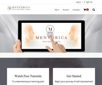 Mentorica.in(Mentorica Online Soft Skills Training) Screenshot