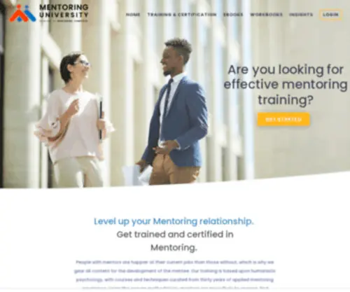 Mentoringuniversity.com(Mentoring University) Screenshot