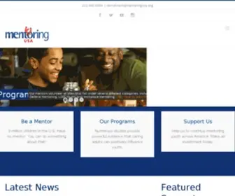 Mentoringusa.org(Mentoring USA) Screenshot