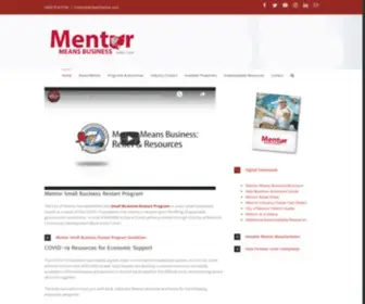 Mentormeansbusiness.com(Discover all the reasons why Mentor) Screenshot