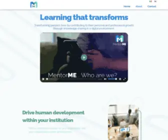 Mentormeconnect.com(Plataforma de crecimiento personal y profesional) Screenshot