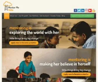 Mentormeindia.org(Mentor Me India) Screenshot