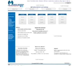 Mentorminutes.com(/index.html) Screenshot