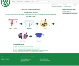 Mentornetonline.co.za(Mentornet Online Learning) Screenshot