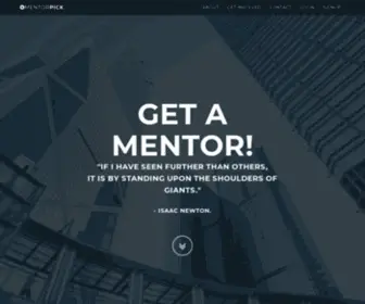 Mentorpick.com(Mentorpick) Screenshot