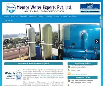 Mentorwater.in(Mentor Water Experts) Screenshot