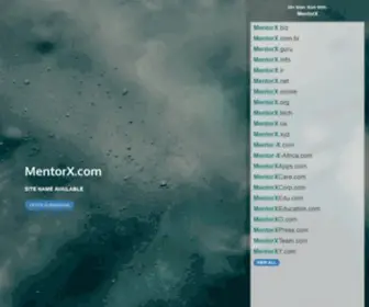 Mentorx.com(Mentorx) Screenshot