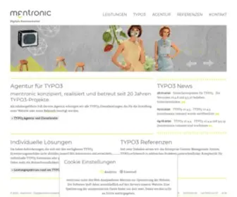 Mentronic.com(Full-Service rund um TYPO3 aus Berlin) Screenshot