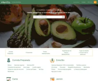 Mentta.es(Comprar comida online) Screenshot