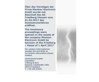 Mentzer.de(Mentzer Electronic) Screenshot