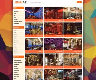 Menu.az(Bakının Restoranları) Screenshot