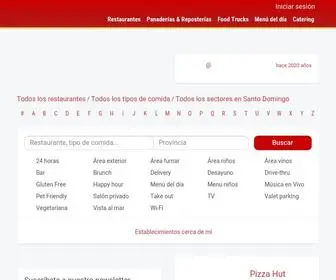 Menu.com.do(Restaurantes en Santo Domingo y Rep) Screenshot