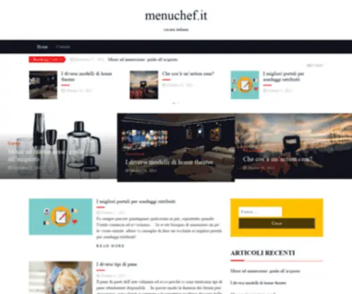 Menuchef.it(Cucina italiana) Screenshot