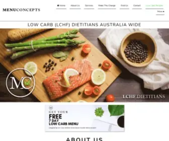 Menuconcepts.com.au(Menu Concepts) Screenshot